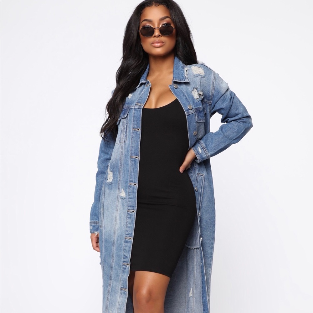 Long Denim ( jean) Jacket